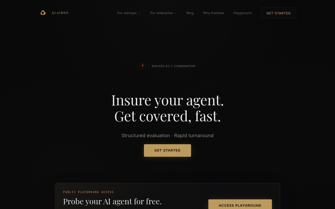 Klaimee website
