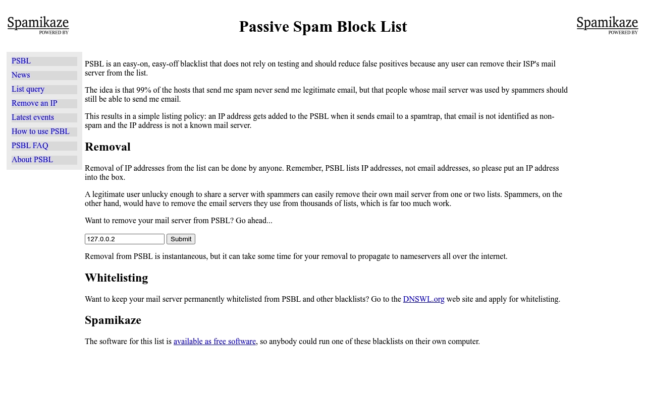 PSBL website