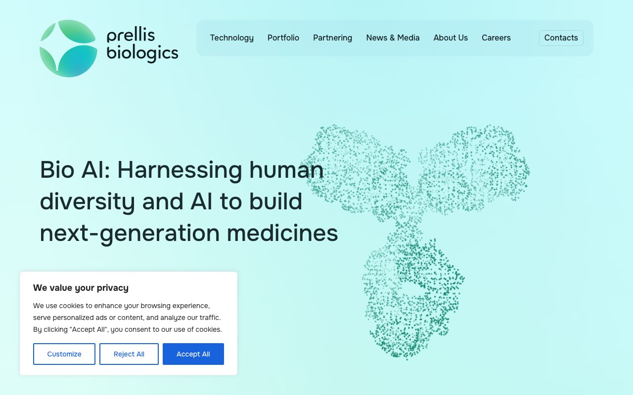 Prellis Biologics website