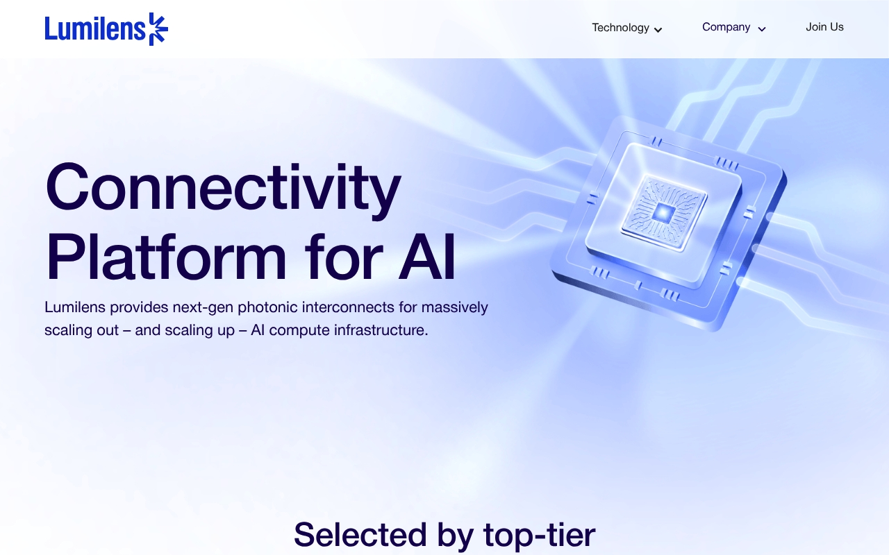 Lumilens website