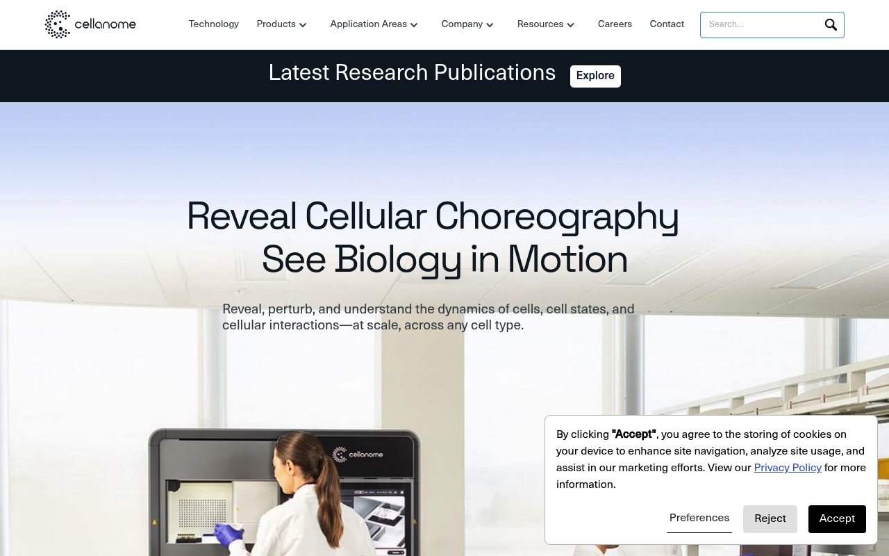 Cellanome website