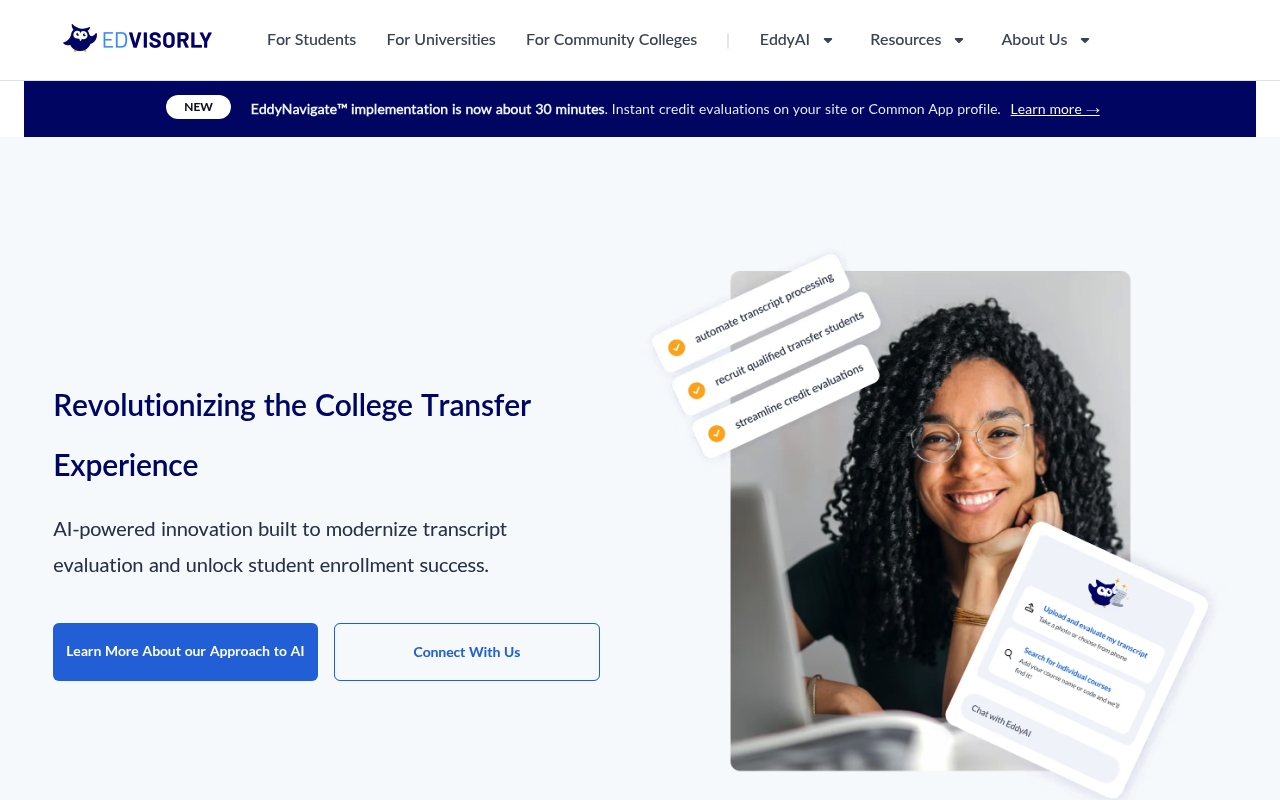 EdVisorly website