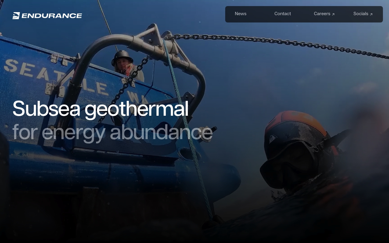 Endurance Energy website