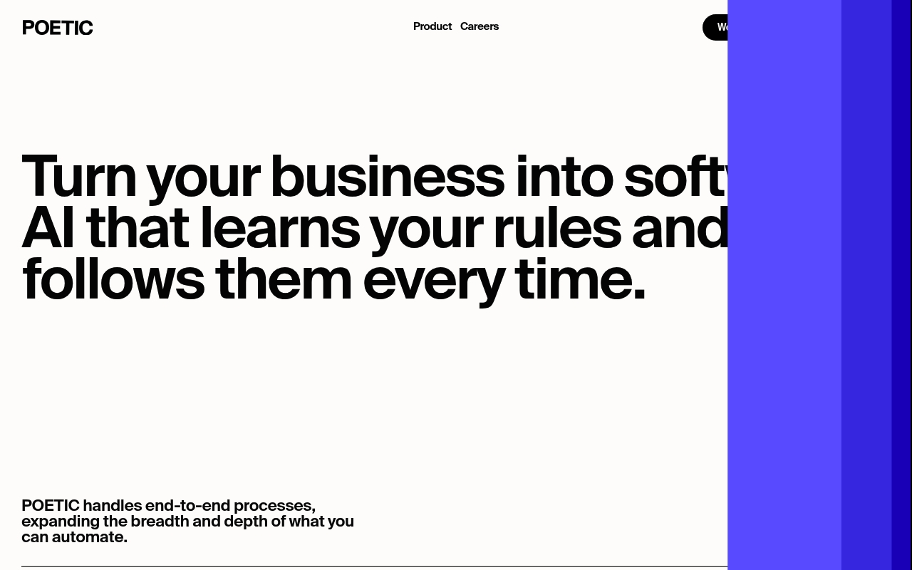 Poetic website