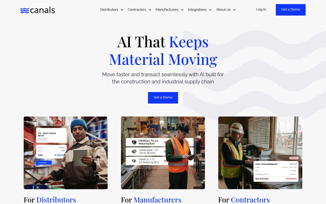 Canals website