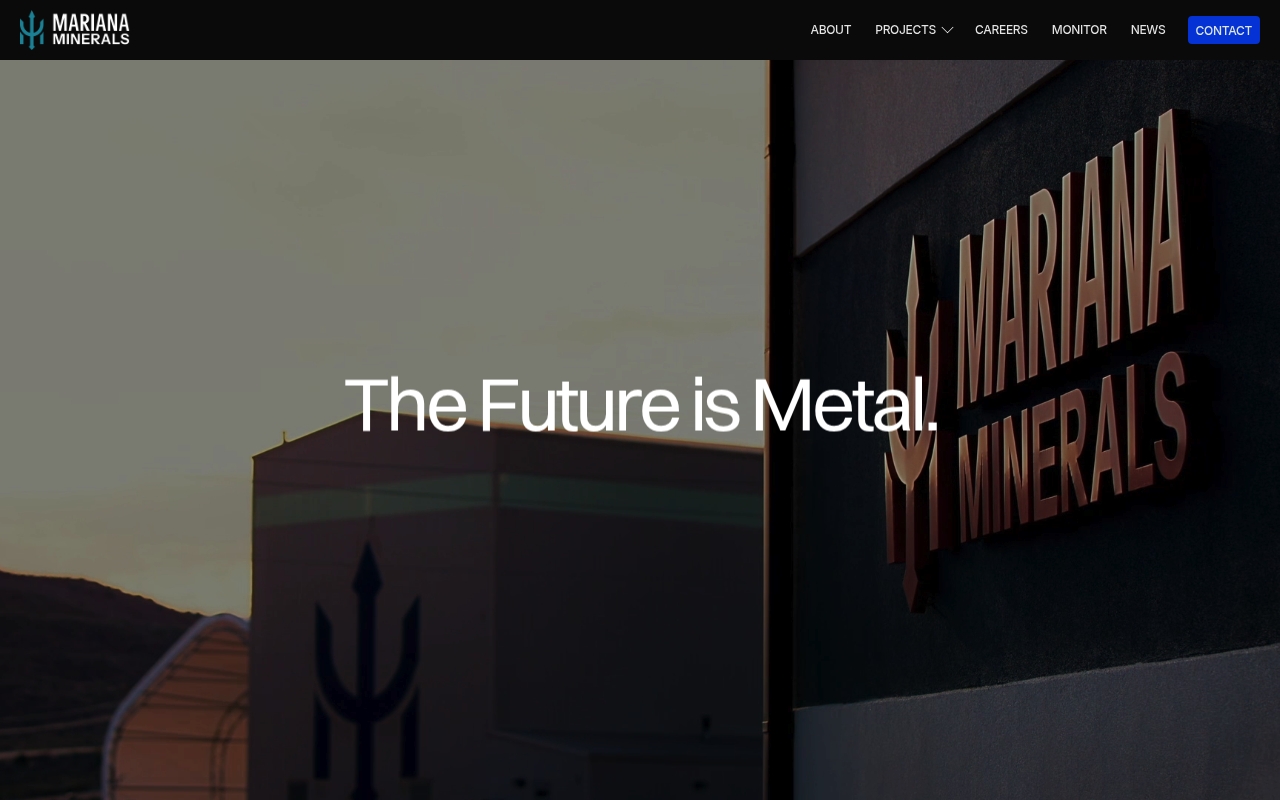 Mariana Minerals website