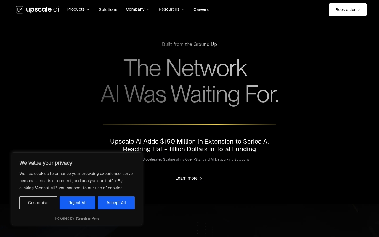 Upscale AI website