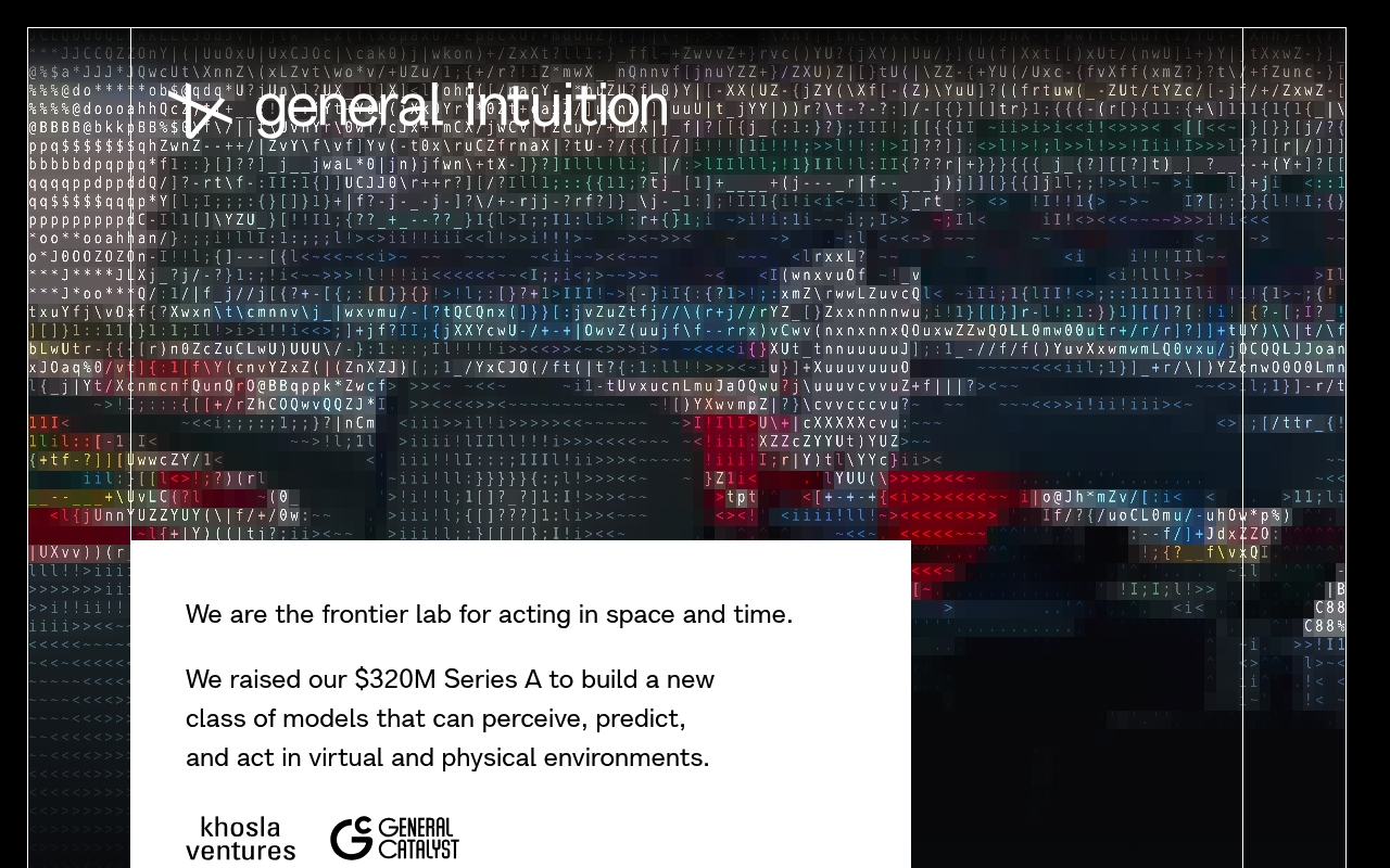 General Intuition website
