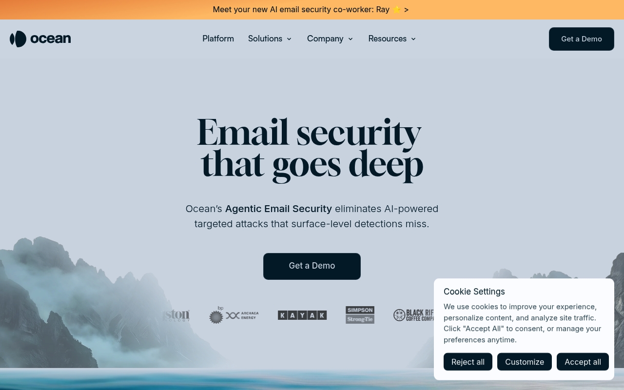 Ocean website