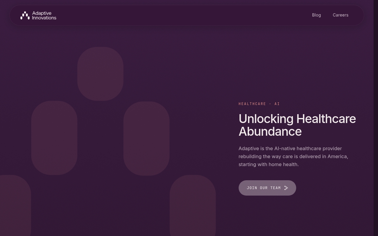 Adaptive Innovations website
