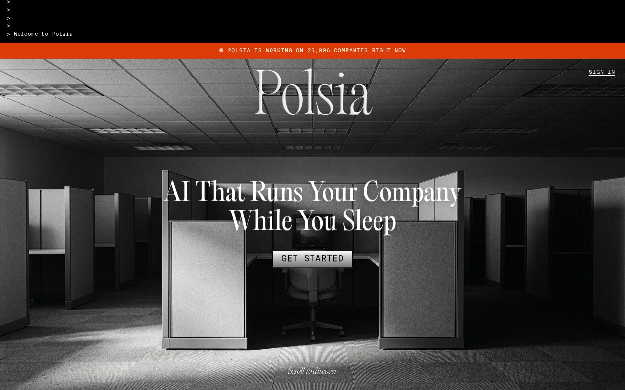 Polsia website