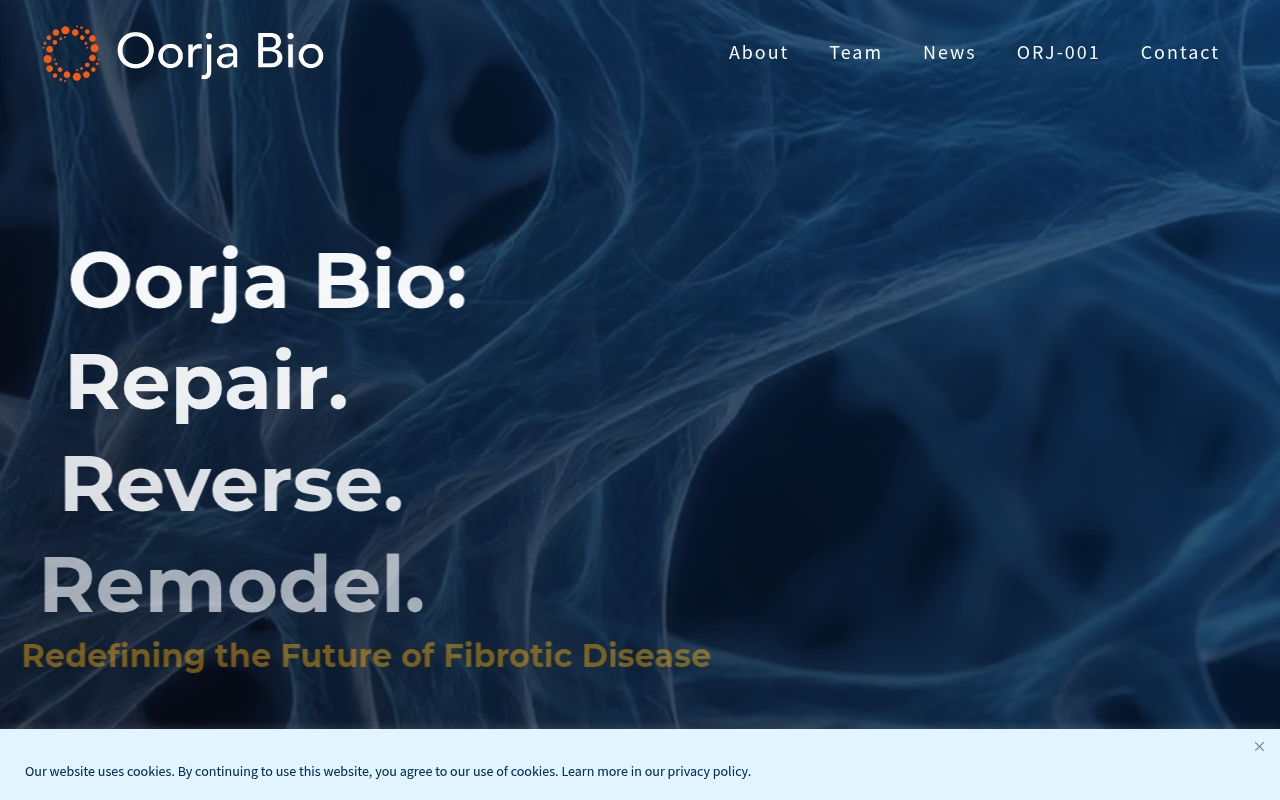 Oorja Bio website