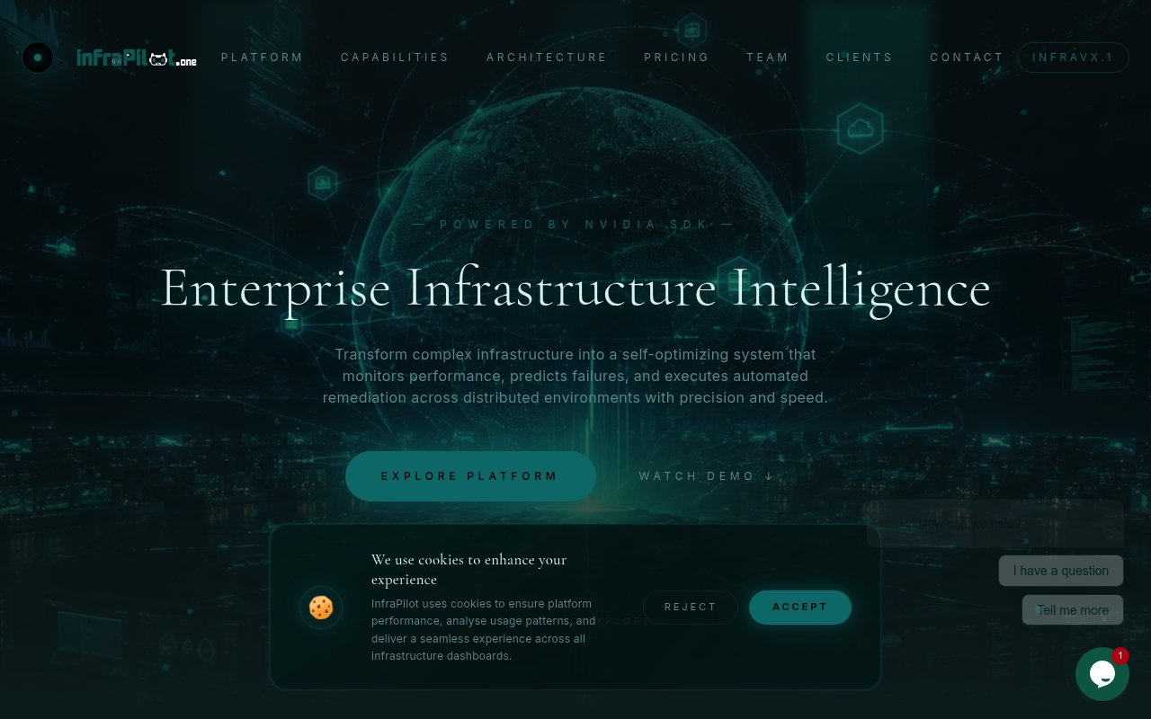 InfraPilot website