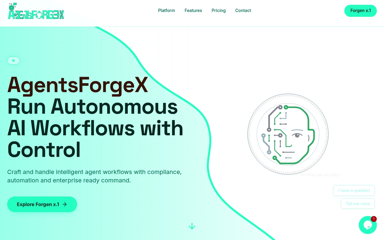 AgentsForgeX website