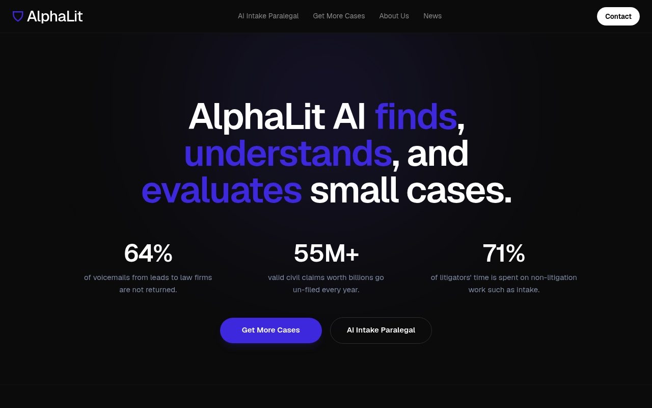 AlphaLit website