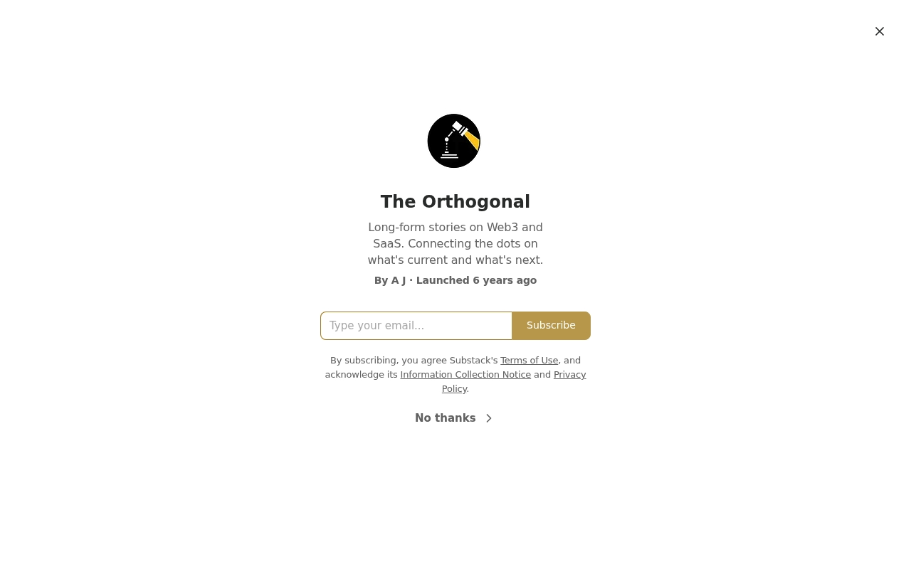 Orthogonal website