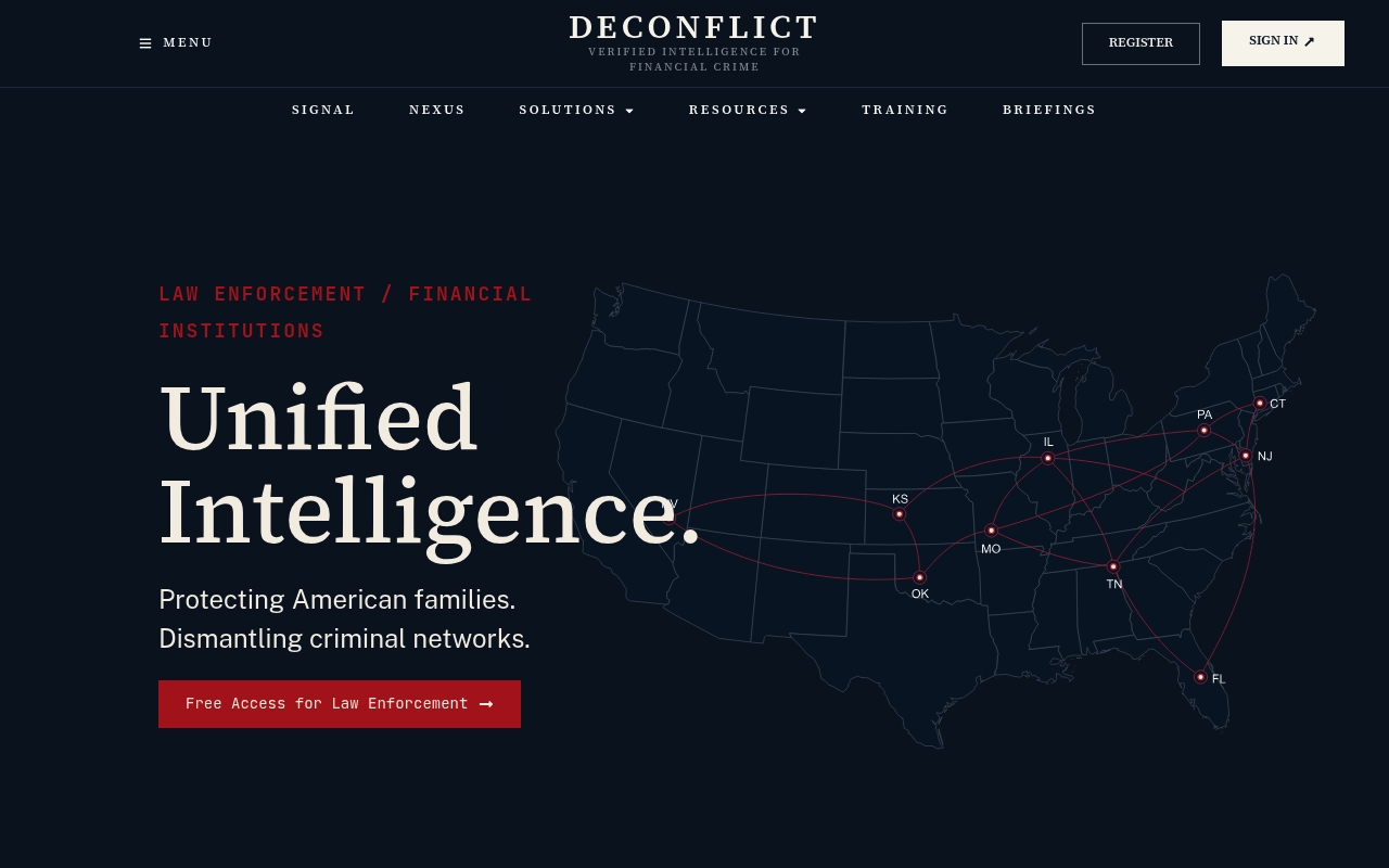 Deconflict website