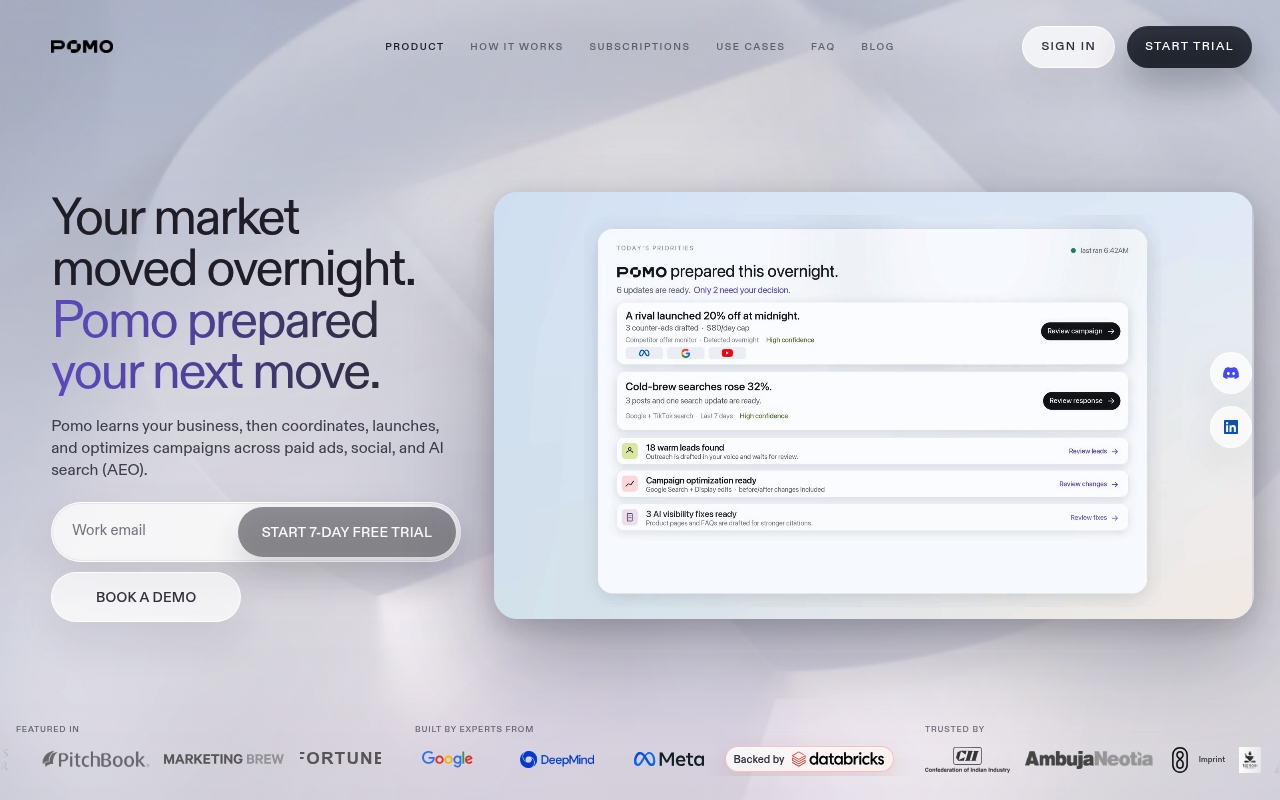 POMO website