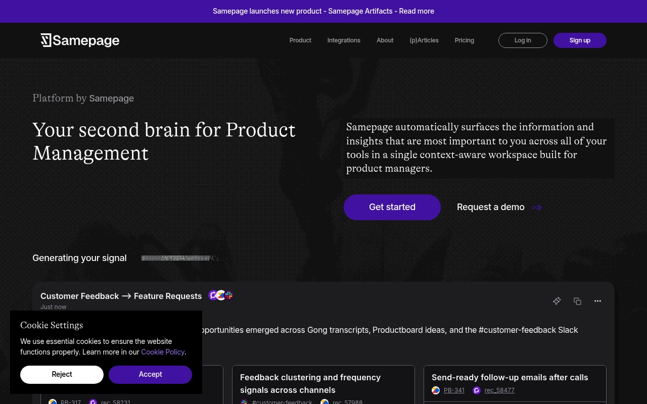 Samepage website
