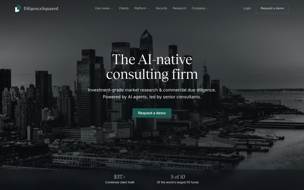 Diligence Squared website