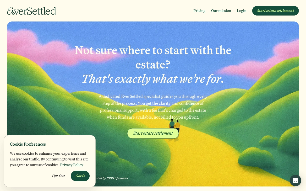 EverSettled website