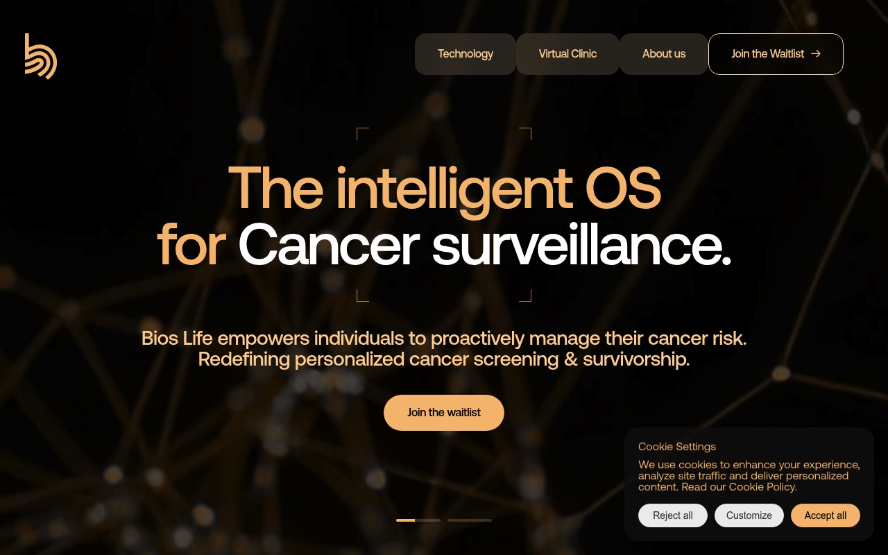 Bios Life website