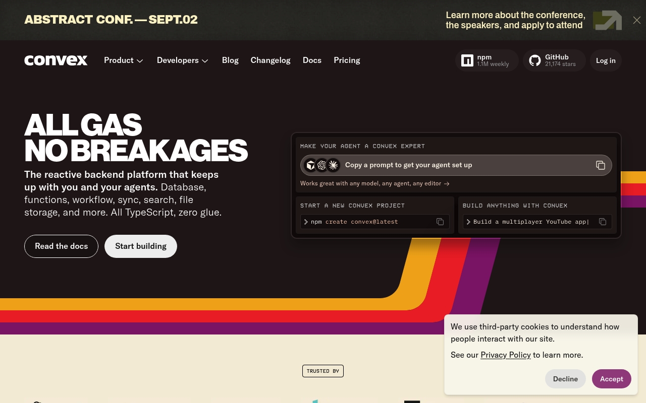 Convex website