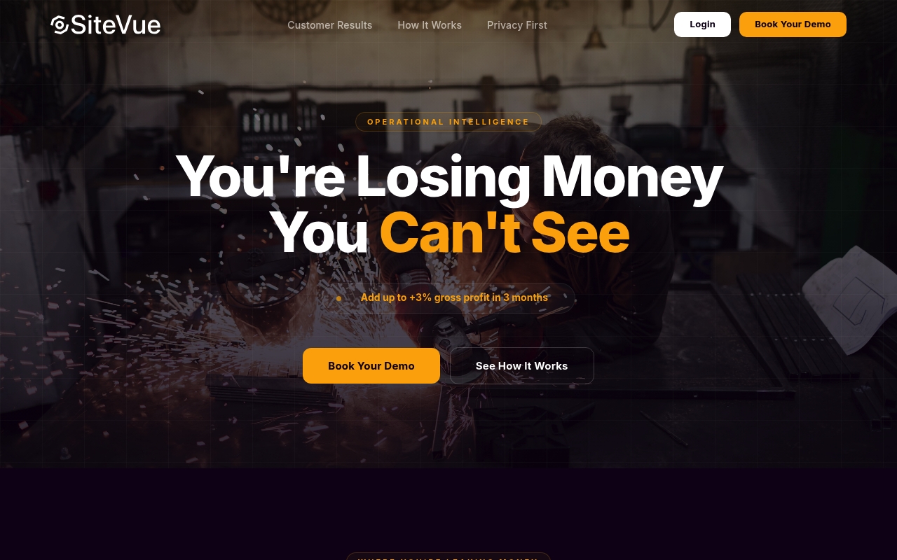 SiteVue AI website