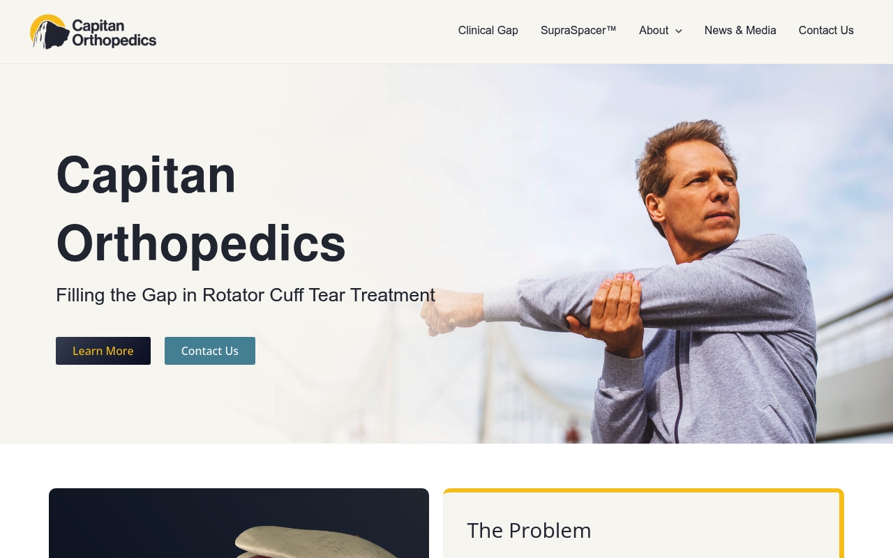 Capitan Orthopedics website