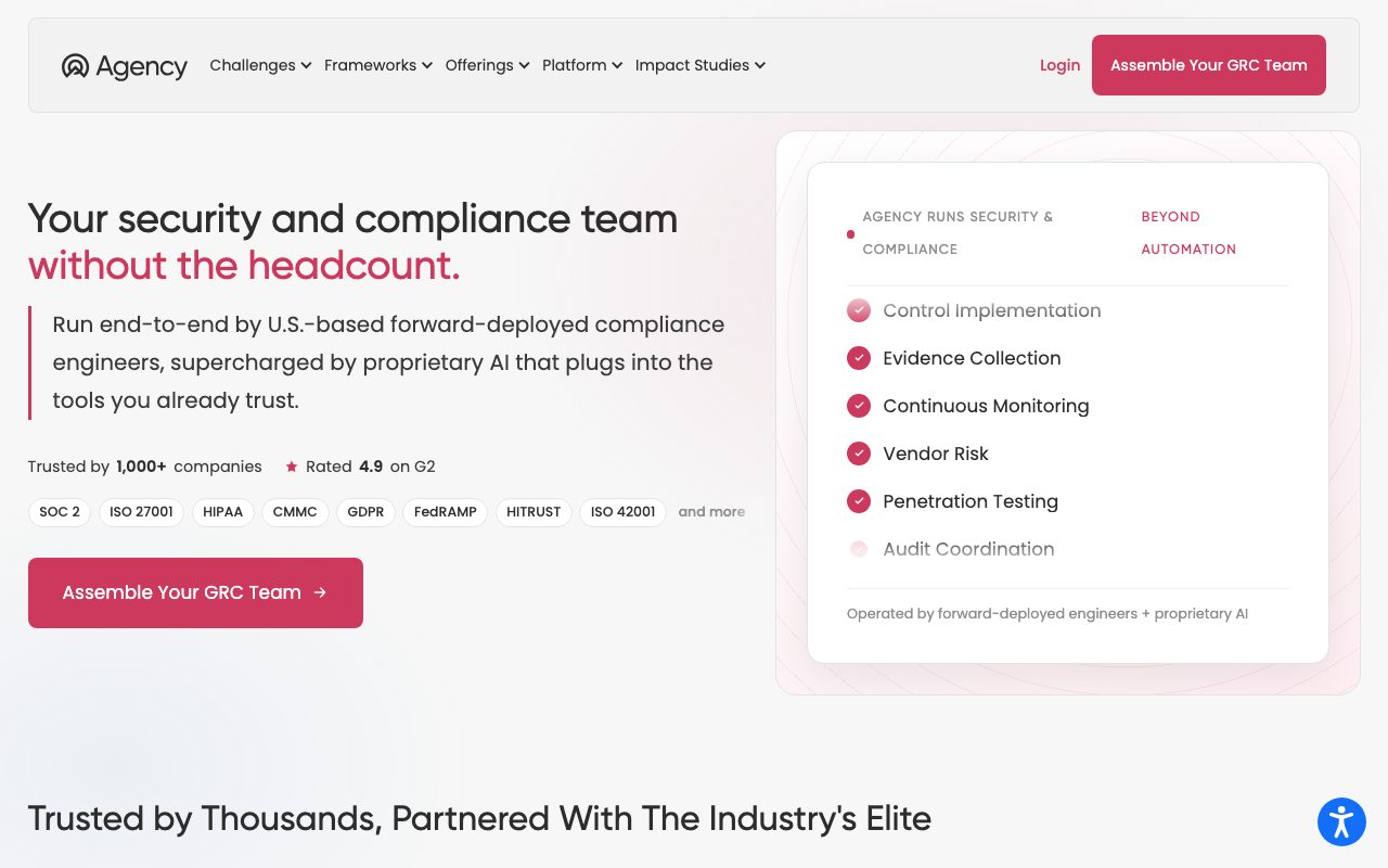 Agency website