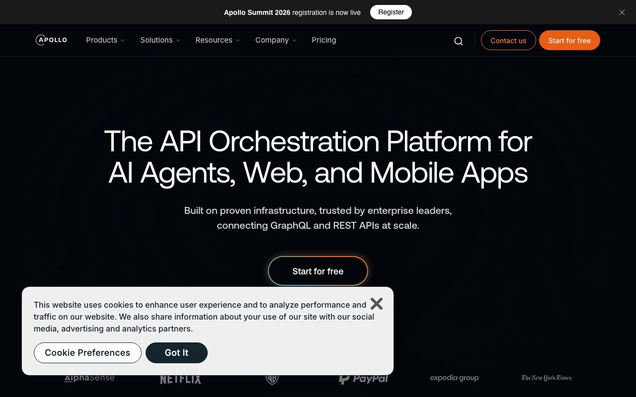 Apollo website