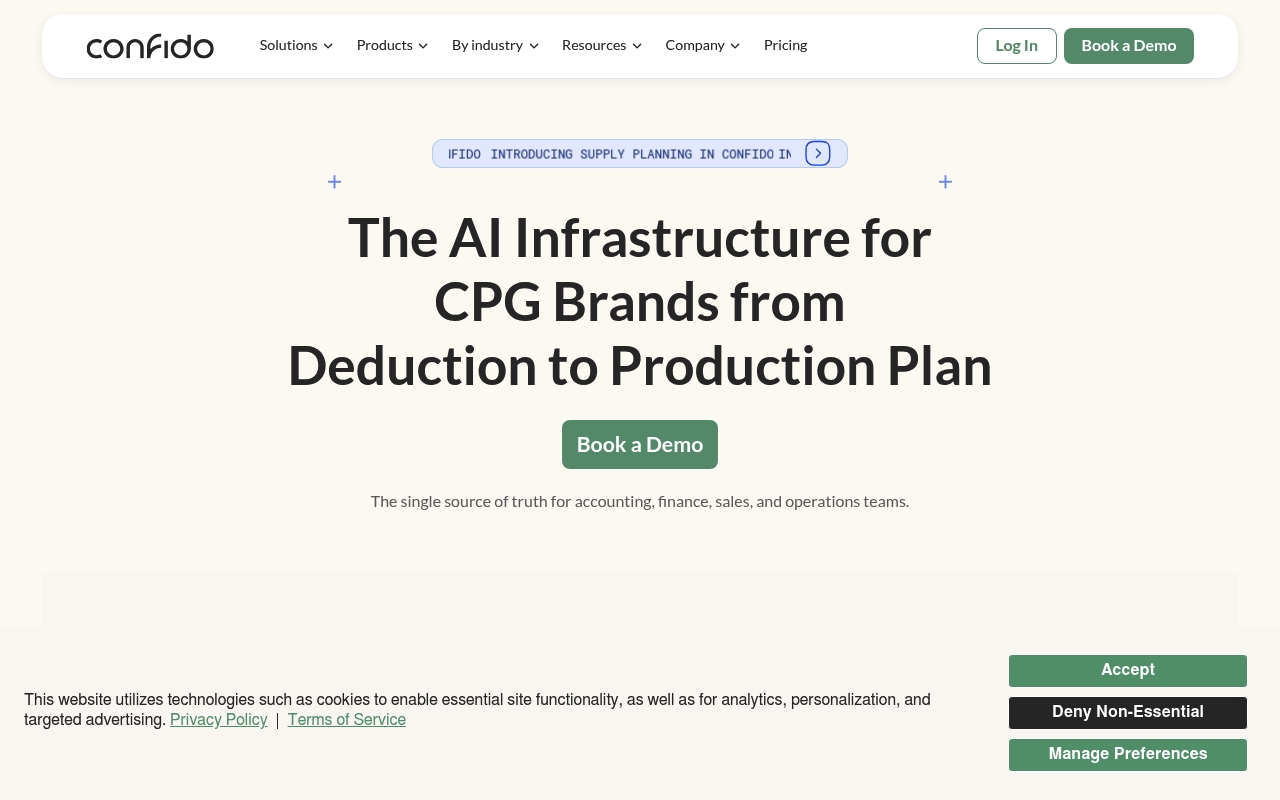 Confido website