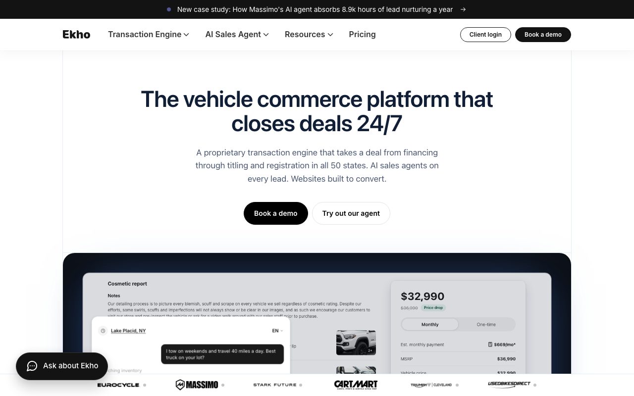 Ekho website