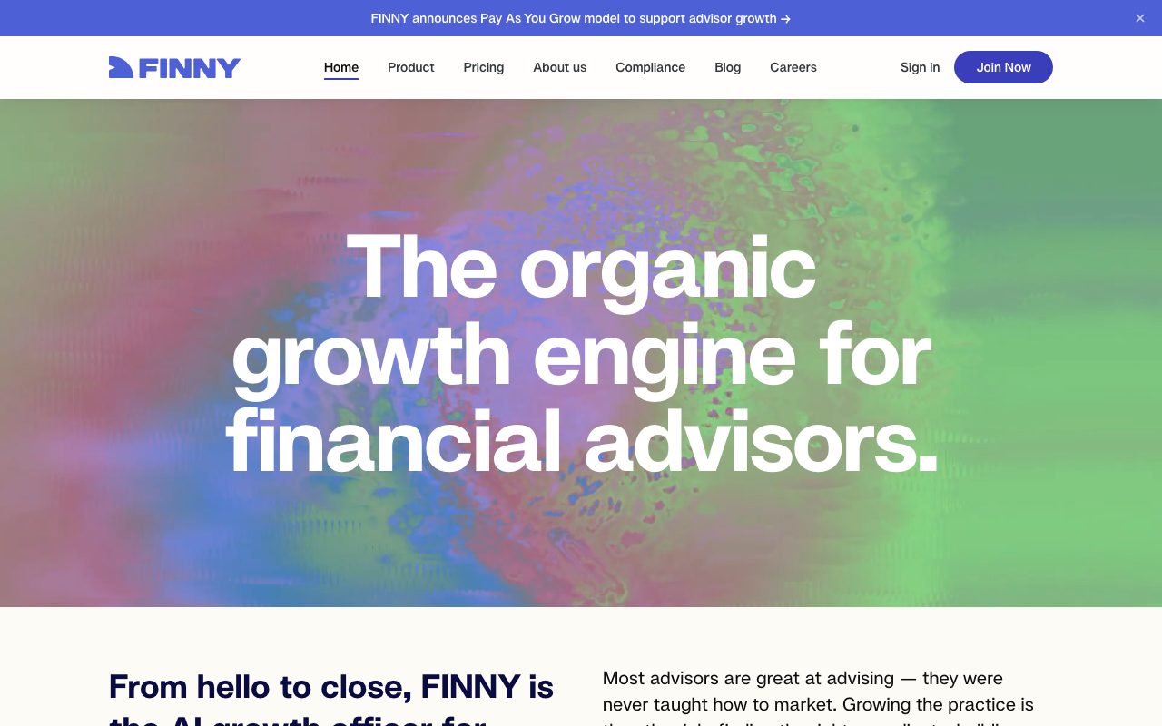 FINNY AI website