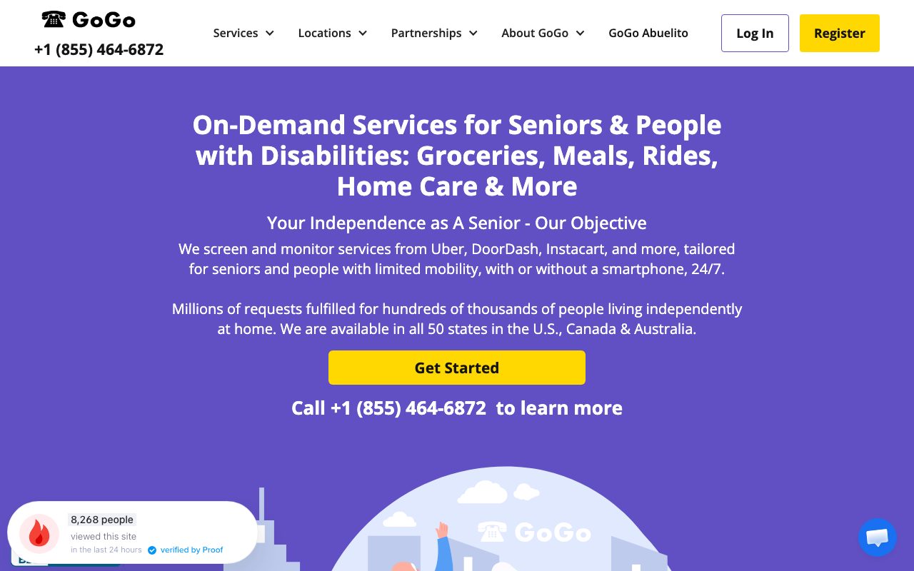 GoGoGrandparent website