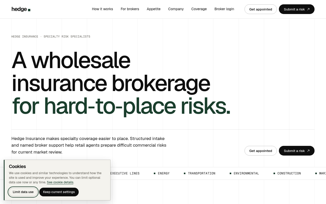 Hedge website