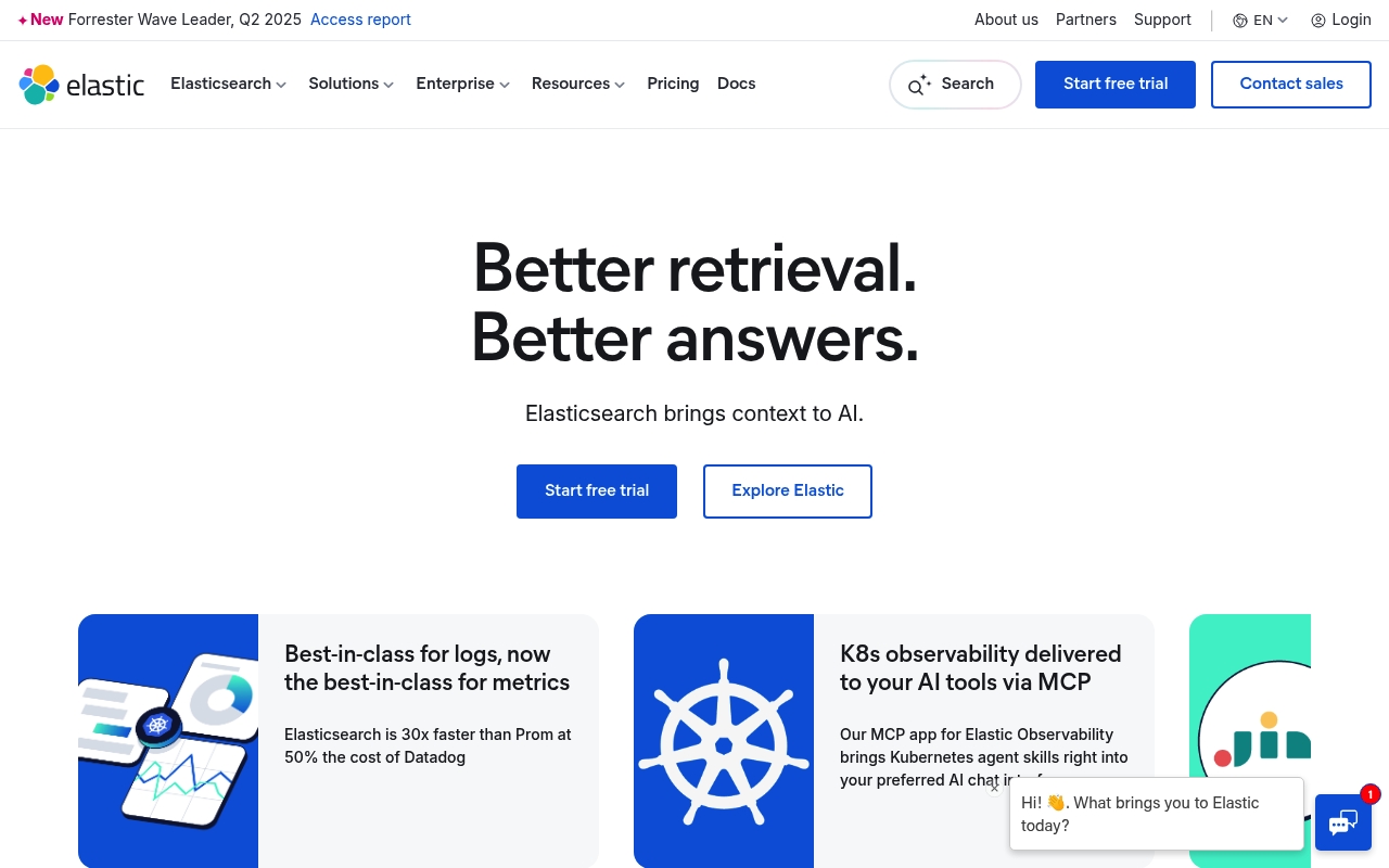 Elastic website