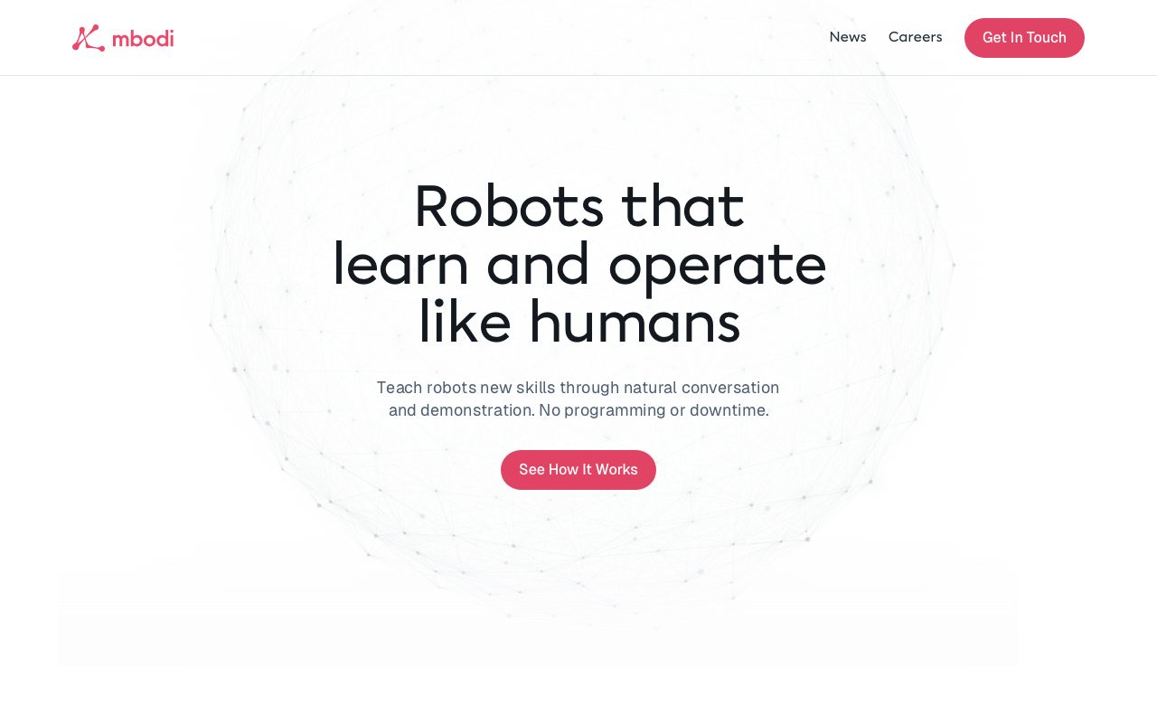 Mbodi AI website