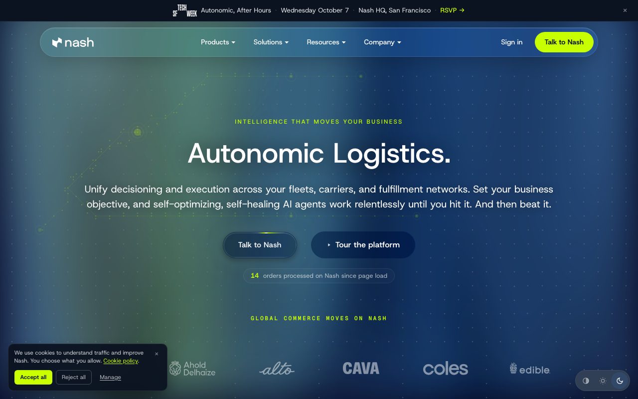 Nash website