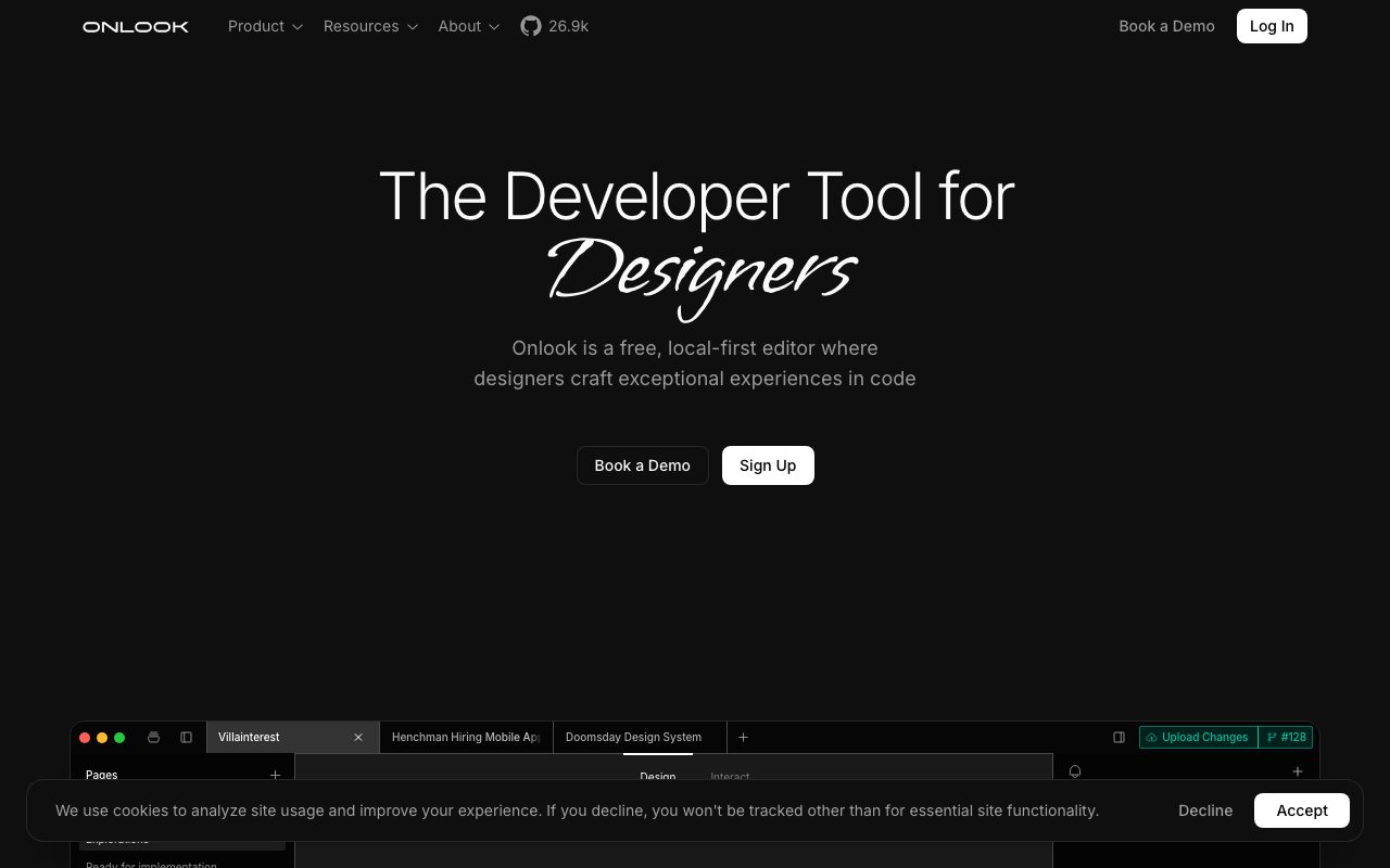 Onlook website