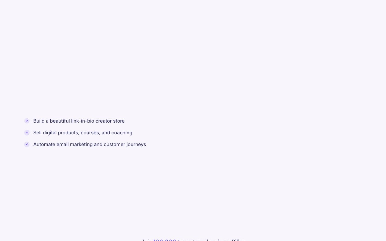 Pillar website
