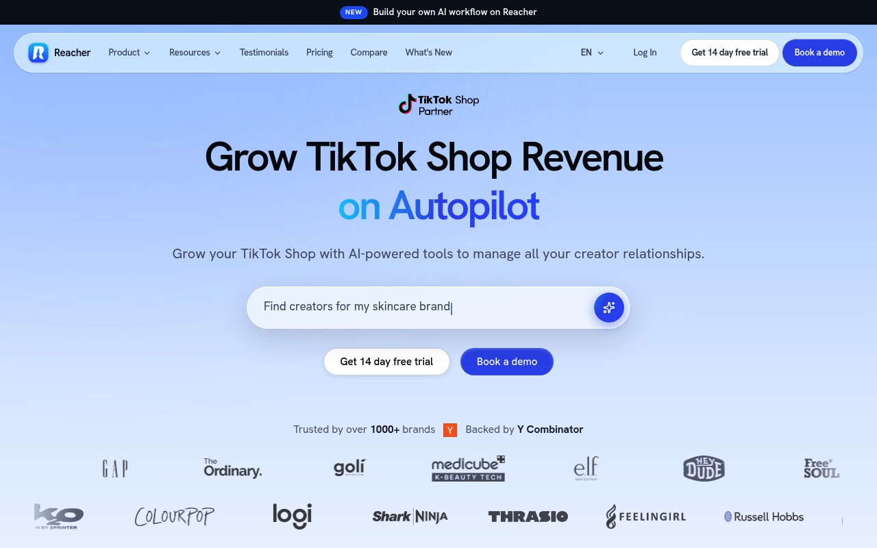 Reacher website