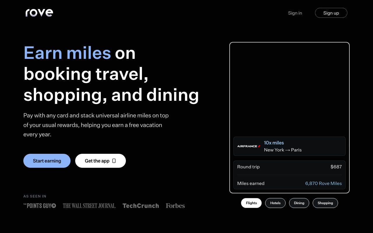 Rove website