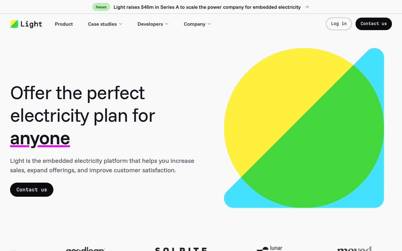 Light website
