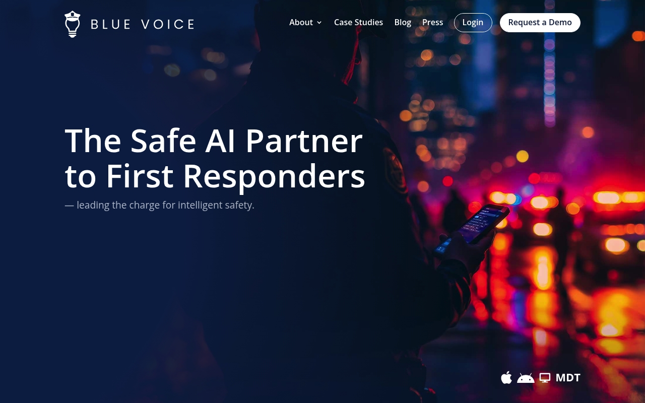 Blue Voice website