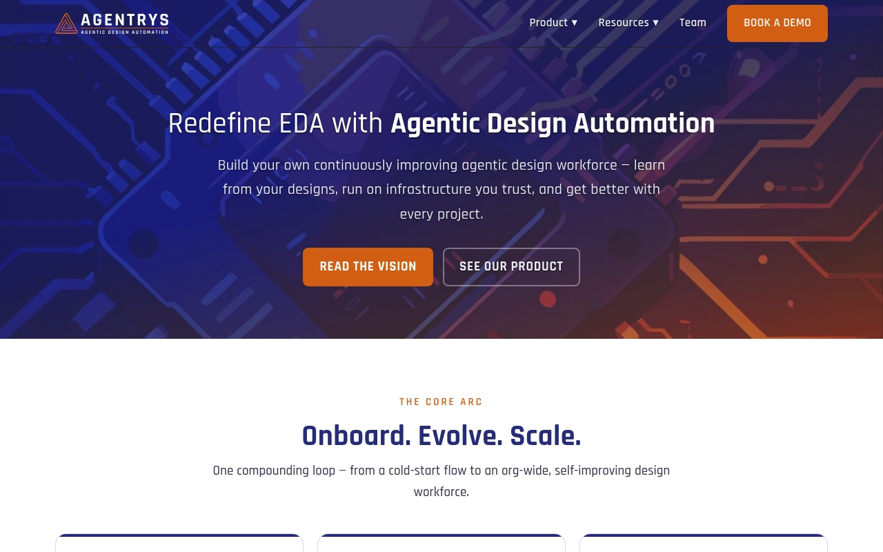 Agentrys website