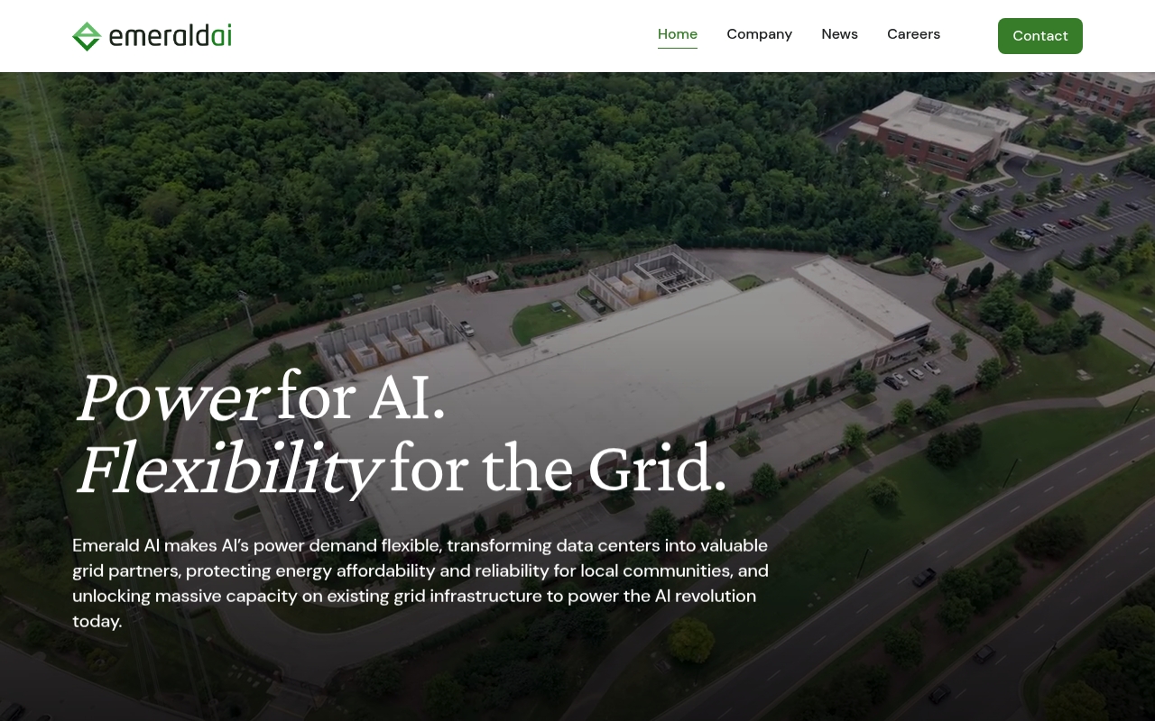 Emerald AI website