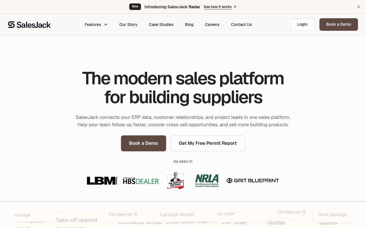 SalesJack website