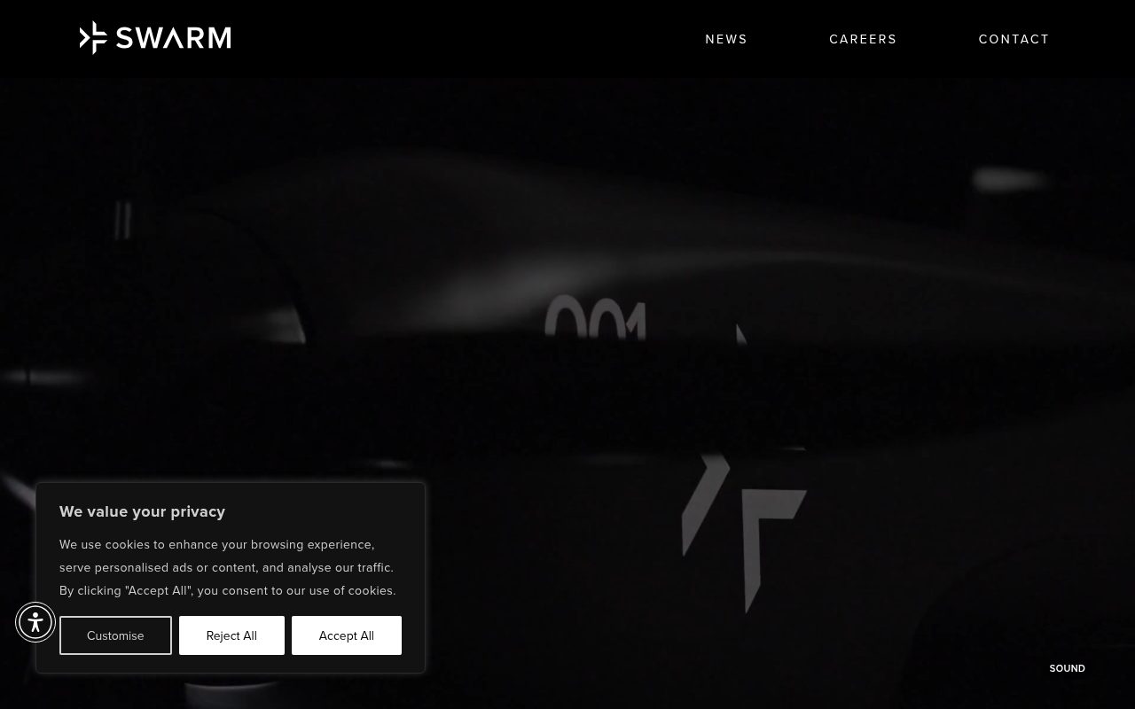 Swarm Aero website