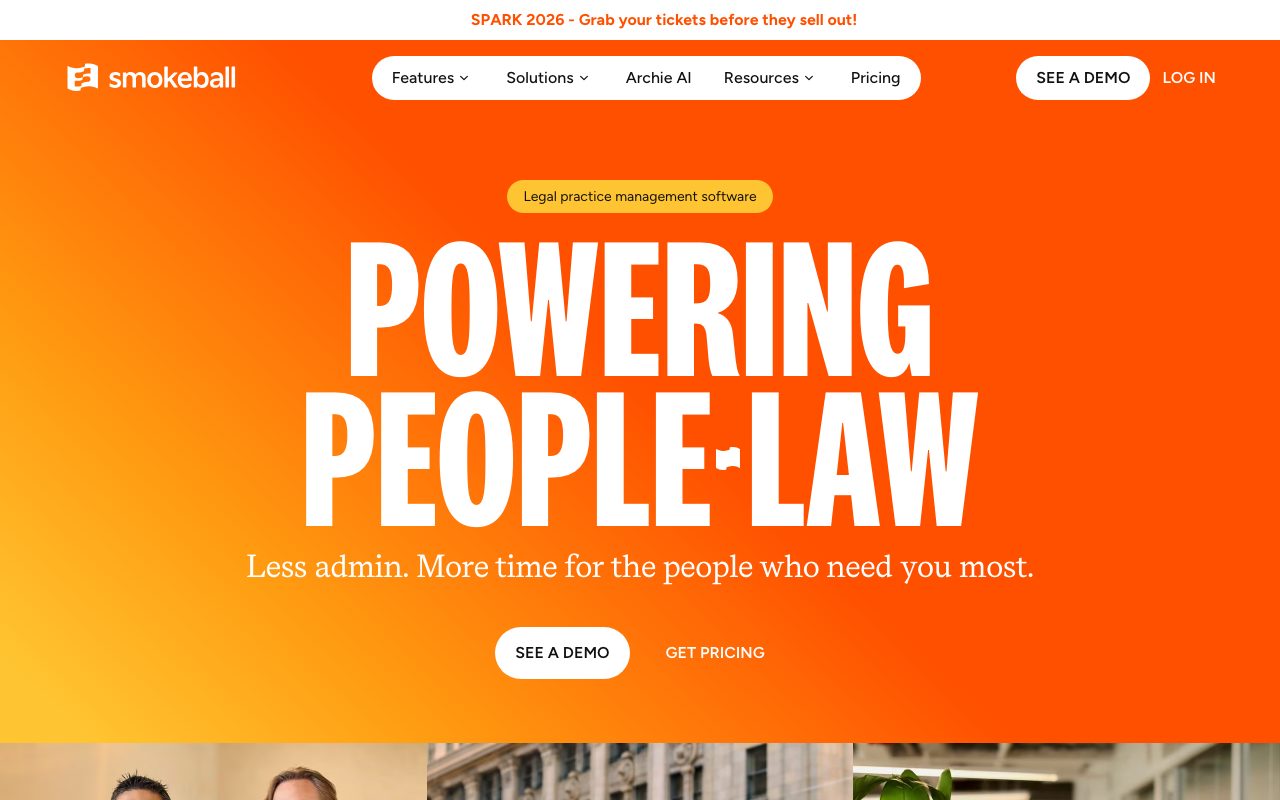 Smokeball website